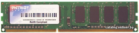 DDR 3 4096MB PC-12800 1600MHz Patriot (PSD34G16002) CL11 1.6V