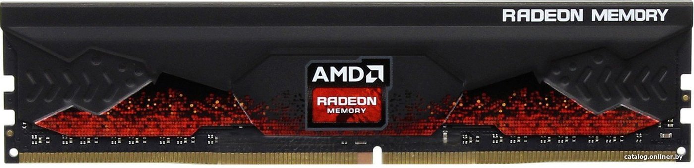 DDR4 16GB (1x16Gb) PC4-28800 3200Mhz AMD Radeon R9 Gamer Series Black (R9S416G3206U2S) CL16 1.35V RTL