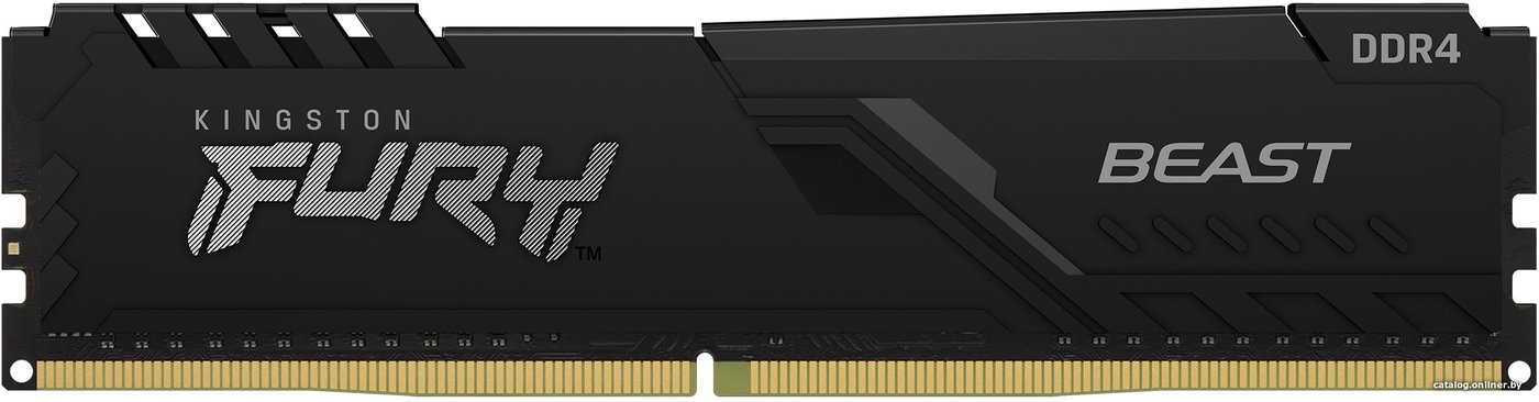 DDR4 32Gb (2x16Gb) PC28800 3600MHz Kingston FURY Beast (KF436C18BBK2/32) CL18 Black
