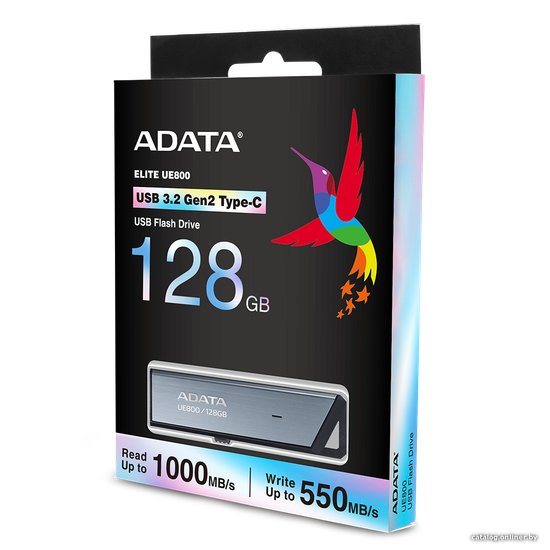 128 Gb USB3.2 A-Data UE800  AELI-UE800-128G-CSG Silver