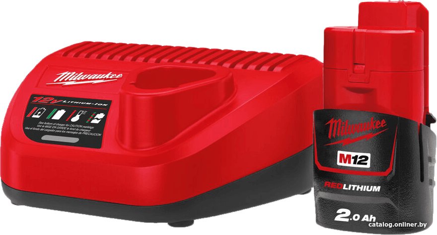 Аккумулятор + зарядное устройство Milwaukee M12 NRG-201 4933451900