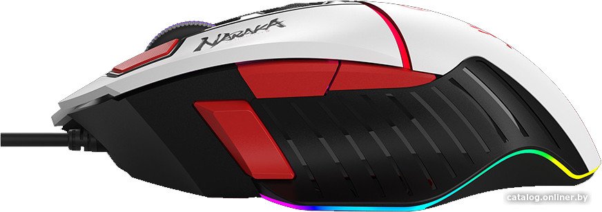 Mouse A4 Tech Bloody W95 Max Naraka White