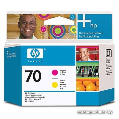 Картридж HP 70 Magenta and Yellow Printhead C9406A