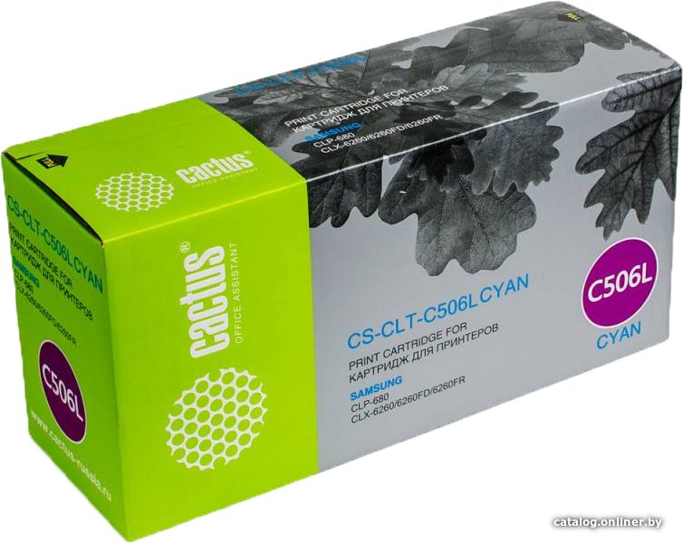 Картридж Cactus CLT-C506L CLP 680/CLX 6260/6260FD/6260FR (3500стр.)
