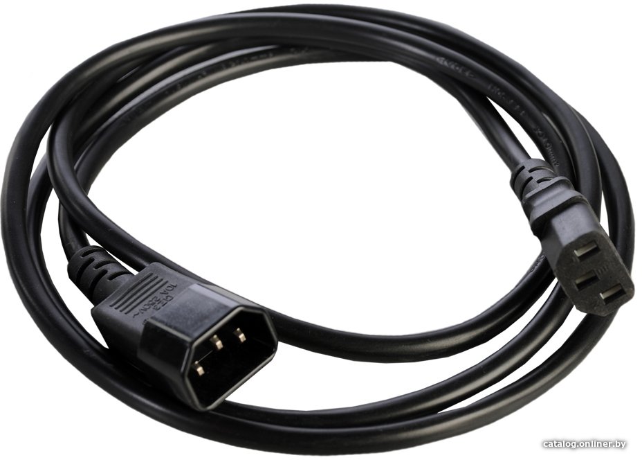 Шнур питания с заземлением ЦМО IEC 60320 C13/IEC 60320 C14, 10А/250В (3x1,0), длина 3 м. (R-10-Cord-C13-C14-3)