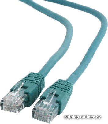 Патч-корд UTP Cablexpert PP6U-0.25M/G кат.6, 0.25м, литой, многожильный (зелёный)