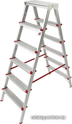 Лестница-стремянка PRO STARTUL ST9941-06 двухсторонняя 132см 6ступ. 5,0кг