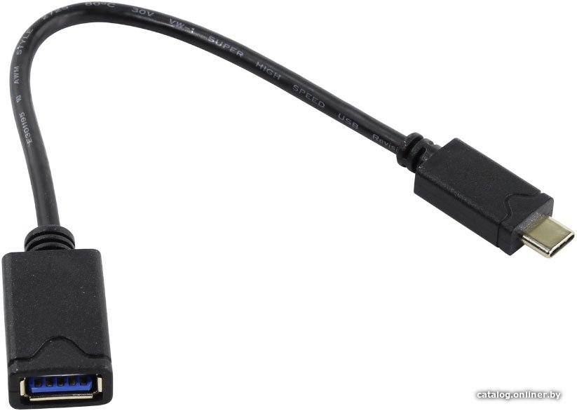 Кабель USB 3.0 - USB 3.0 (Type-C) 0.2m 5bites (TC304-02OTG)