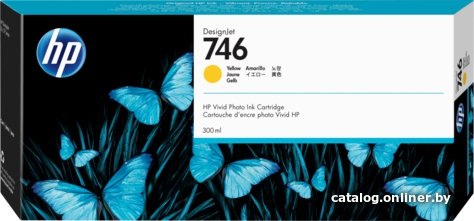 Картридж HP 746 300-ml Yellow Ink Cartridge P2V79A