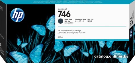Картридж HP 746 300-ml Matte Black Ink Cartridge P2V83A