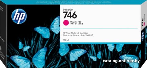Картридж HP 746 300-ml Magenta Ink Cartridge P2V78A