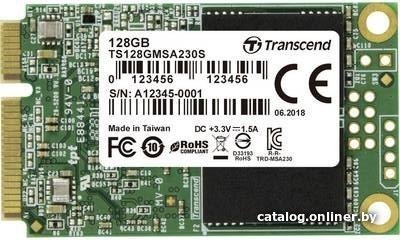 SSD mSATA Transcend 128Gb MSA230S (TS128GMSA230S) RTL