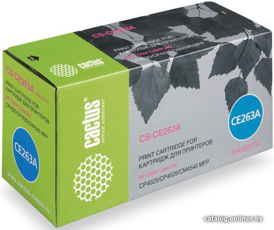 Картридж Cactus CS-CE263A CE263A пурпурный (11000стр.)