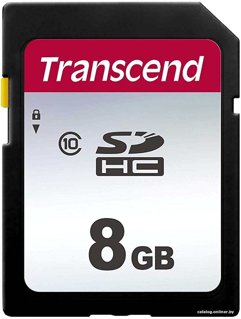 SD 8 Gb Transcend Class 10 SDHC (TS8GSDC300S)