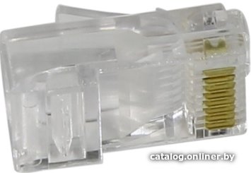 Коннектор RJ45 Exegate (EX158091RUS) (Cat.5 (V) (8P8C) под одножильный кабель) (100 шт.)