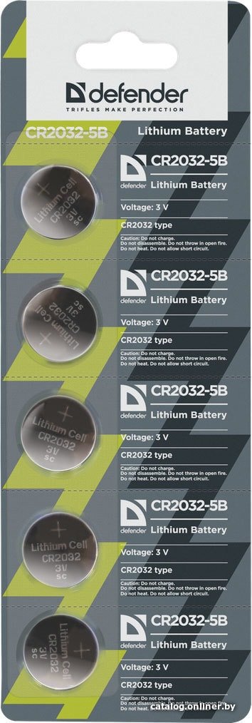 Батарейка Космос KOC20325BL CR CR2032 5хBL (блист.5шт., отгрузка кратно 5шт, цена за 1 шт) 162710