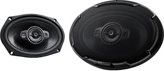 Колонки автомобильные Kenwood KFC-PS6986, коаксиальные, 600Вт, комплект 2 шт.