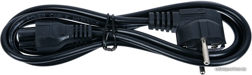 Кабель питания для ноутбуков 3-pin ( угловая Евровилка) VDE 3G*0.5mm2 Aopen ACE022-1.8M , 1,8m