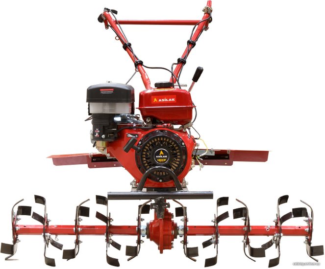 Культиватор ASILAK SL-186L без колес (бензиновый, 18 л.с., 4 скорости вперёд - ПОНИЖЕННАЯ СКОРОСТЬ, шир. 135 см,  без колес, без ВОМ, передач 4+1)