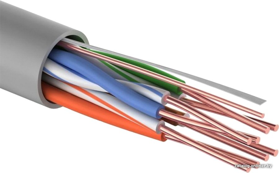 Кабель сетевой UTP Proconnect 5e (01-0043-3), 4 пары, 24AWG, алюминий, 305м