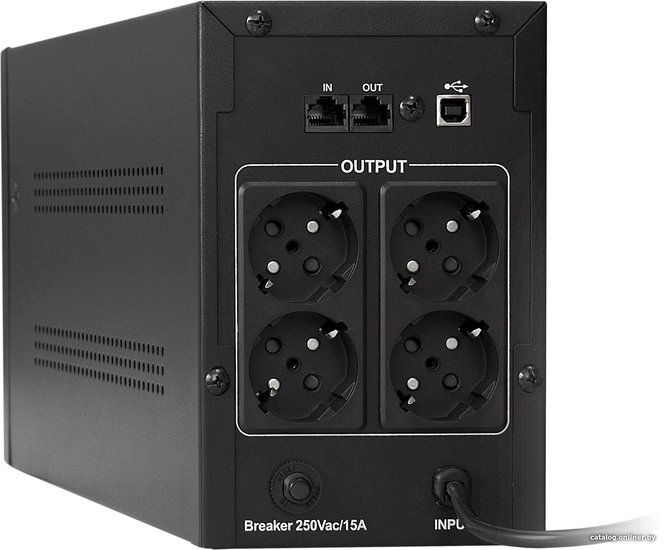 Источник бесперебойного питания ExeGate SpecialPro UNB-1000.LED.AVR.EURO.RJ EP285483RUS