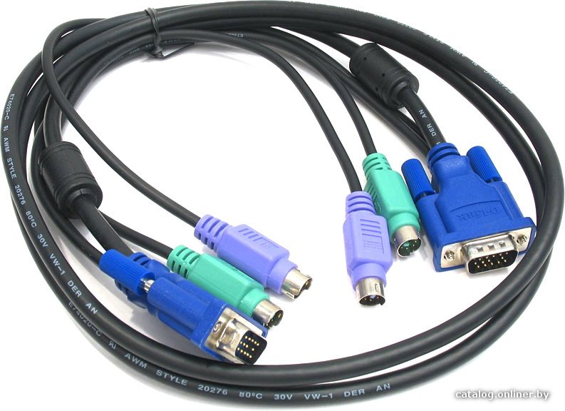 Кабель D-LINK DKVM-CB/A4A 1.8м черный