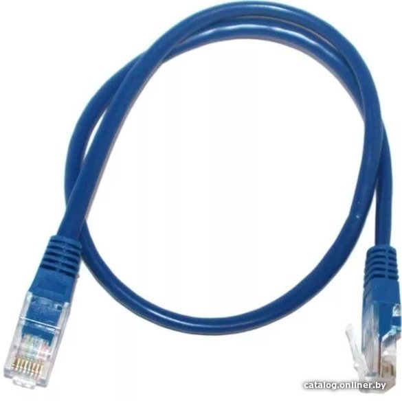 Патч-корд Gembird PP12-5M/B UTP кат.5e, 5.0 м, Blue
