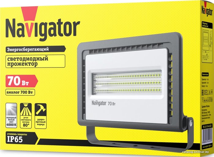 Прожектор светодиодный Navigator 14 147 NFL-01-70-4K-LED