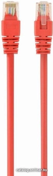 Патч-корд UTP Cablexpert PP6U-0.5M/R кат.6, 0.5м, литой, многожильный (красный)