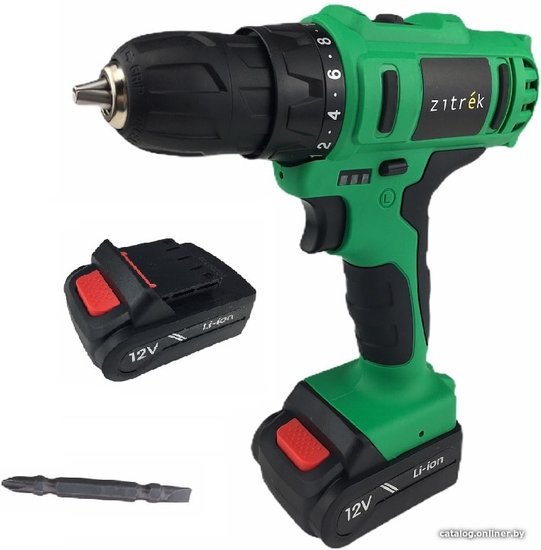 Дрель-шуруповерт Zitrek Greenpower 12-Li аккумуляторная 063-4074