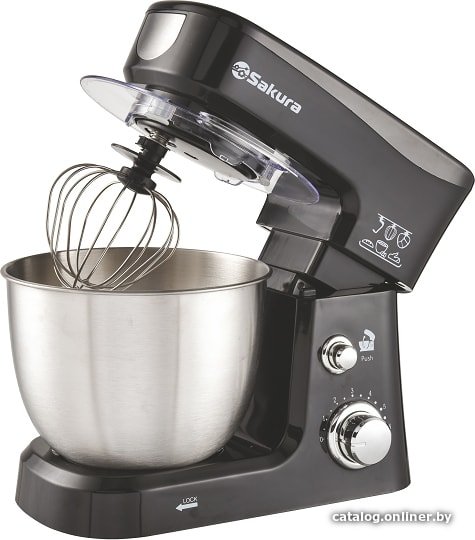 Миксер  с чашей SAKURA SA-6327BK