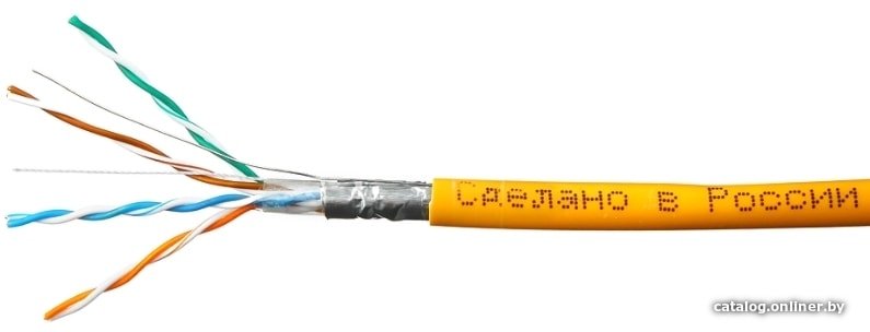 Кабель сетевой FTP SkyNet Standart (CSS-FTP-4-CU) (indoor 4x2x0,48, медный, FLUKE TEST, кат.5e, однож., 305 м, box, серый)
