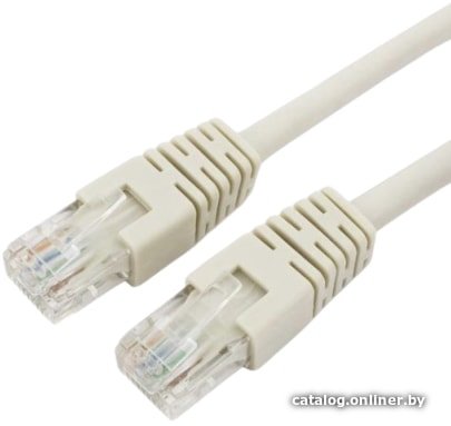 Патч-корд UTP Cablexpert PP10-1M кат.5, 1м, литой, многожильный (серый)