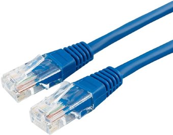 Патч-корд UTP Cablexpert PP10-15M/B кат.5e, 15м, литой, многожильный (синий)