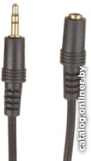 Удлинитель звуковой Exegate EX-CCA-423-1.5 (3.5mm Jack M/3.5mm Jack F, 1,5м, позолоченные контакты) EX284943RUS