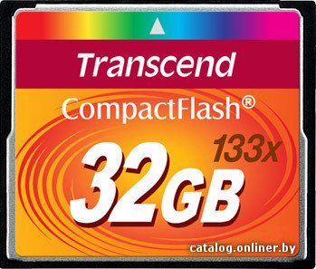Compact Flash Card 32Gb Transcend 133x (TS32GCF133) RTL