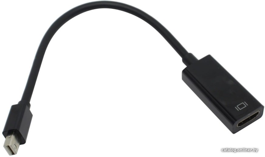 Кабель Exegate miniDisplayPort - HDMI EX-mDPM-HDMIF-0.15 (mini20M/19F, 0,15м) EX284922RUS
