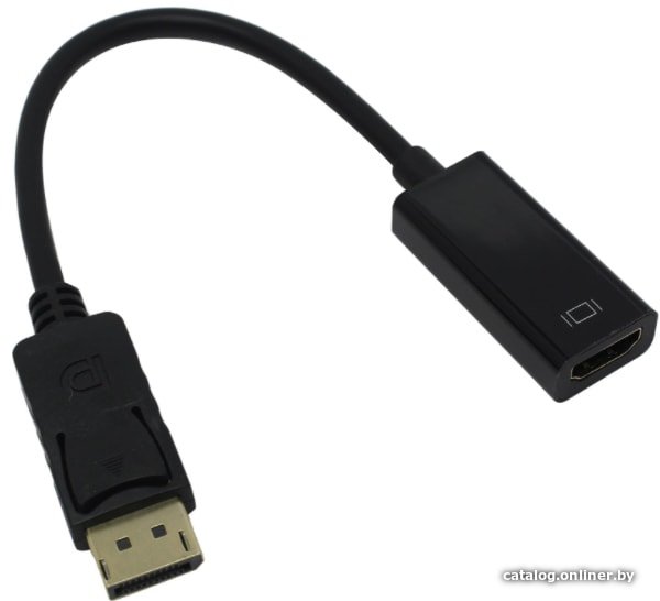 Кабель-переходник ExeGate EX-DPM-HDMIF-0.15 DisplayPort-HDMI (20M/19F, 0,15м) EX284921RUS