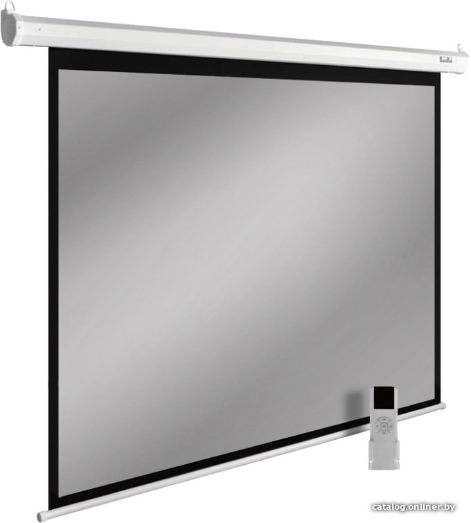 Аксессуар для проектора - экран Cactus SIlverMotoExpert CS-PSSME-240X150-WT 150x240см 16:10 настенно-потолочный рулонный белый (моторизованный привод)