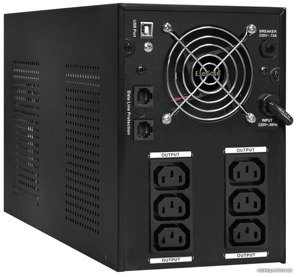 Источник бесперебойного питания ExeGate SpecialPro Smart LLB-3000.LCD.AVR.C13.RJ.USB EP287659RUS