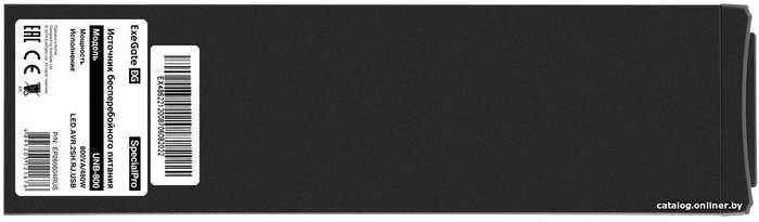 Источник бесперебойного питания ExeGate SpecialPro UNB-800.LED.AVR.EURO EP285604RUS