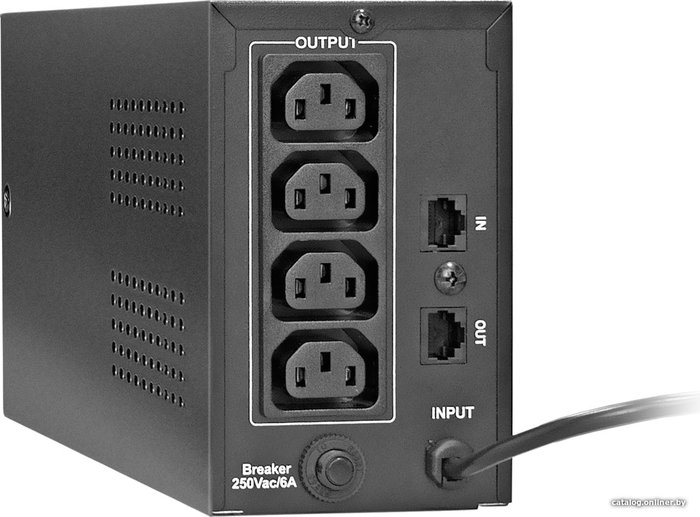 Источник бесперебойного питания ExeGate EP285473RUS Power Back BNB-850.LED.AVR.C13.RJ