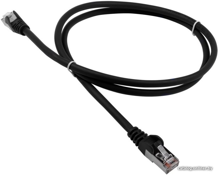 Патч-корд Lanmaster LAN-PC45/S5E-2.0-BK вилка RJ-45 кат.5е 2м чёрный LSZH (уп.:1шт)