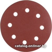 Аксессуар к инструменту - Шлифлист 180мм круг Р120 д/стен и потолков самосцепл. 8 отв. 5 шт. Wortex WSD318120W504