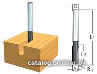 Аксессуар к фрезерной машине фреза Makita D-10849 R10 20x16x12x38mm пазовая галтельная