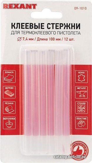 Аксессуар к кл. пистолету - клеевые стержни Rexant 09-1010