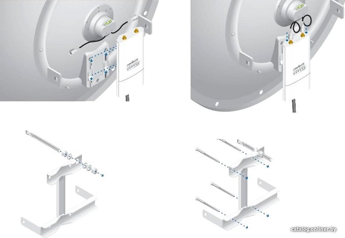 Антенна Ubiquiti RocketDish 5G-30 Light Weight (RD-5G30-LW) антенна параболическая пассивная (комплект из 2-х штук)