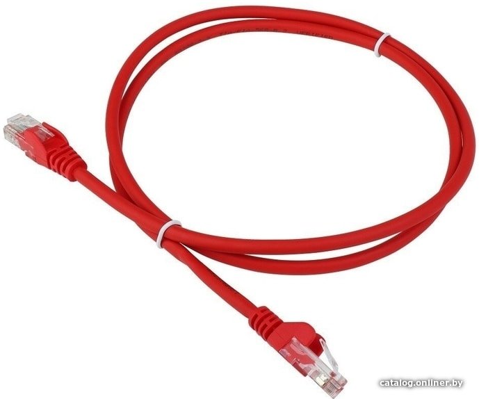 Патч-корд ACD ACD-LPU5E-10R Cat5e UTP 24AWG 4Pair 7/0.18мм CCA Красный 1.0м (741432)