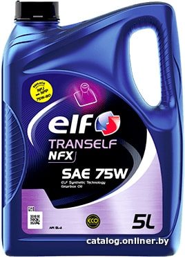 Трансмиссионное масло Elf Tranself NFX 75W / 223530 (5л)