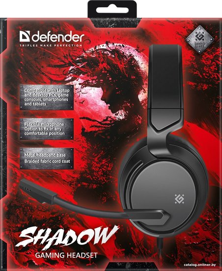 Наушники Defender Shadow Black (64600)